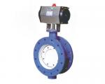 D641X pneumatic sealing butterfly valve with flange