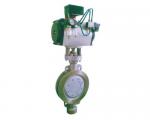 D673 pneumatic clamp hard seal butterfly valve