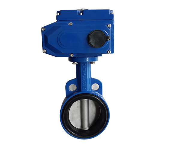 Electric wafer soft sealing butterfly valve