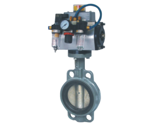 Pneumatic clamp soft sealing butterfly valve