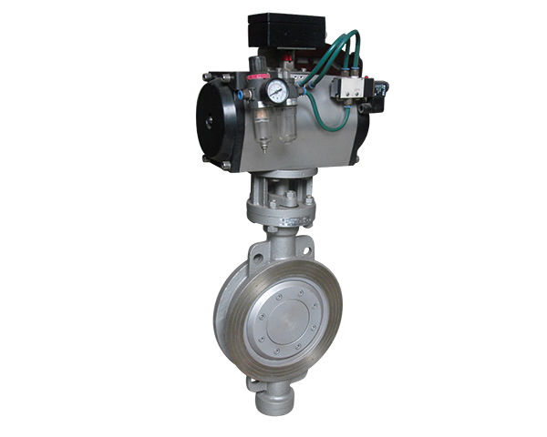 Middle high temperature butterfly valve