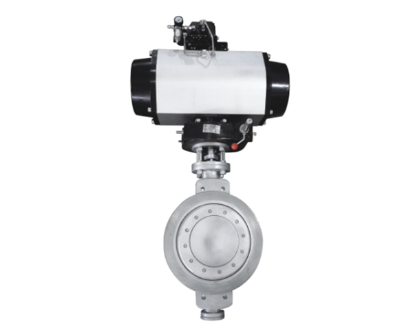 D673H pneumatic hard seal butterfly valve to the clamp