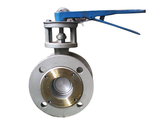 D43H elastic sealing butterfly valve with handle